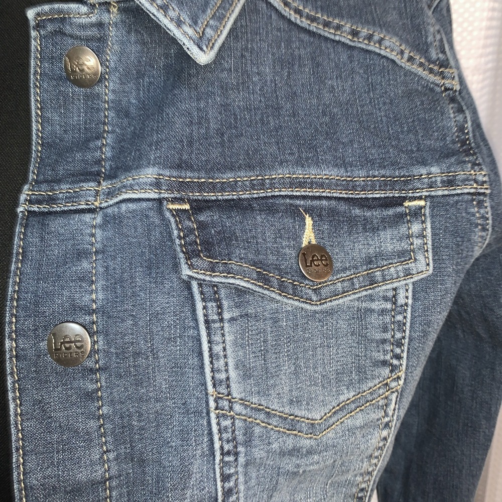Lee Riders Jean Jacket Womens XS Indigo Blue‎ Casual Western - Picture 3 of 11